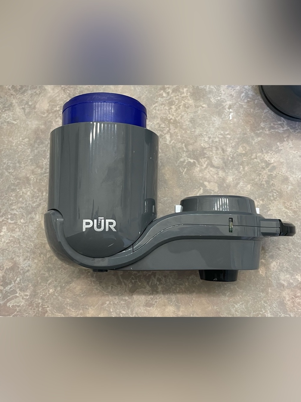 Pur Faucet-Mounted Water Filter in Dark Gray